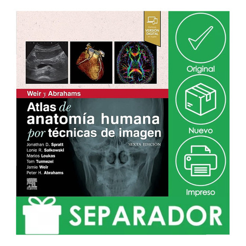 Weir. Atlas De Anatomía Humana Por Técnicas De Imagen, De Weir. Editorial Elsevier, Tapa Blanda, Edición 6 En Español, 2021