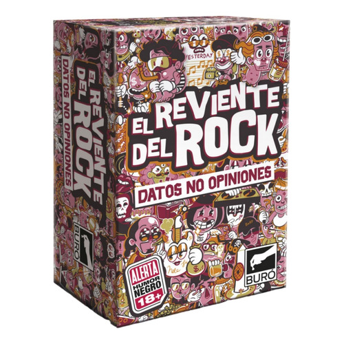 Juego Cartas Datos No Opiniones El Reviente Del Rock Buro