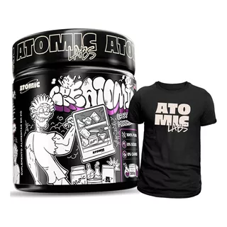 Creatina Monohidratada 300g + Camiseta Dry Fit - Atomic Labs