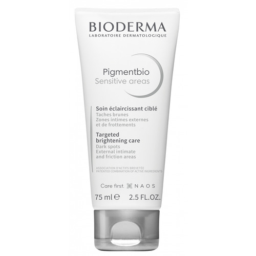  Crema aclarar para cuerpo Bioderma Pigmentbio Sensitive areas en pomo 75mL sin fragancia