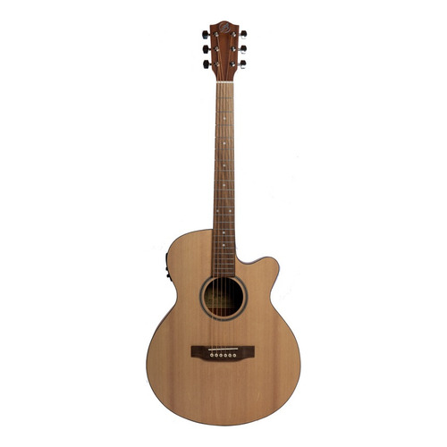 Guitarra Electroacústica Bamboo Spruce 40 Con Funda Color Marrón claro Material del diapasón Nogal Orientación de la mano Diestro