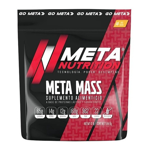 Proteinas Meta Nutrition Meta Mass 12 Lb Los Sabores Sabor Zarzamora