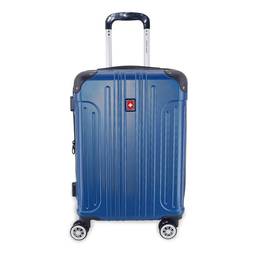 Maleta Royal Swiss® Zermat Rígida Carry On Chica 20 Inch Color Azul