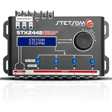Processador de Áudio Digital Automotivo Stetsom STX2448 com Crossover e Equalizador