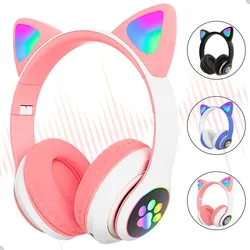 Fone Gatinho Sem Fio Led Bluetooth Infantil Orelha Gato Cat no Mercado Livre com oferta e cupom de desconto