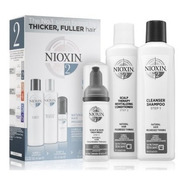 Kit Wella Nioxin 2 Cabelos Finos Shampoo + Cond + Tratamento
