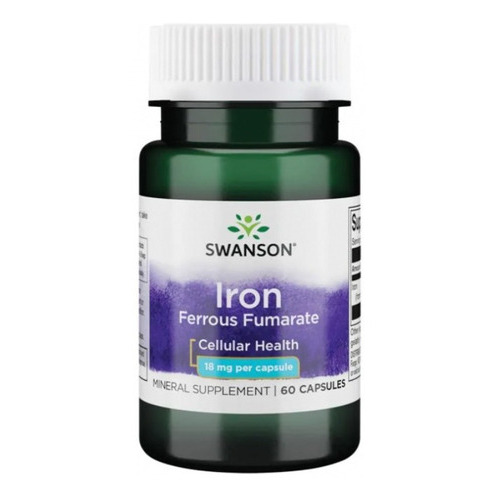 Swanson - Iron Ferrous Fumarate 18 mg 60 Caps