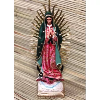 Virgen De Guadalupe Aerografiada 56cm