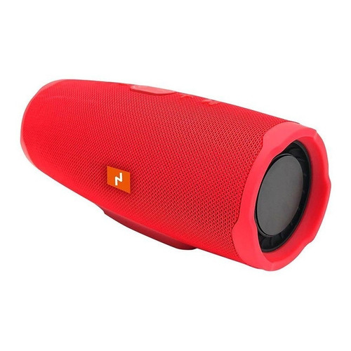 Parlante Inalambrico Portatil Bluetooth Noga Bt674 Agua Tws Color Rojo