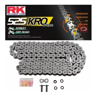 Corrente Para Relação Rk 525 Kro 120 Elos Hornet Cbr600 Etc