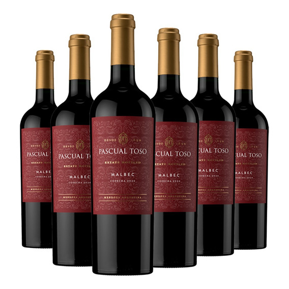 Vino Pascual Toso Estate Malbec 6x750cc