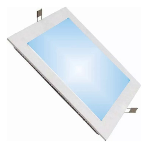 Panel Plafon Led Cuadrado De Embutir 5w Tbcin Color Luz Fria