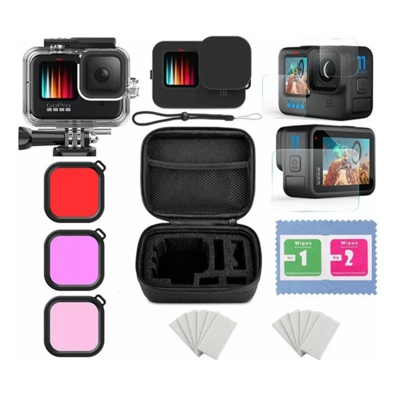 Kit De Carcasa Cámara Funda Para Gopro 10/9,protectore Lente