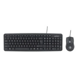 Teclado Y Mouse Optico Usb Cableado Combo 178464 Manhattan