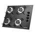 Anafe Con Alimentación A Gas Punktal PK-AG848 Color Negro 220V 4 hornallas