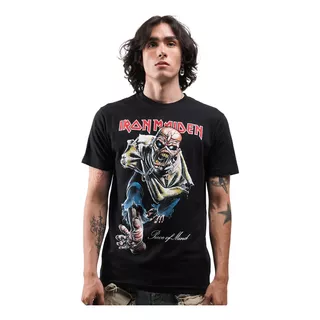 Camiseta Oficial Iron Maiden Unchained Mind Rock Activity