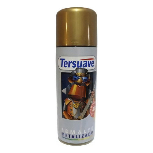 Pintura Aerosol Metalizado Brillante Tersuave 440cc- Deacero Color Bronce Metalizado