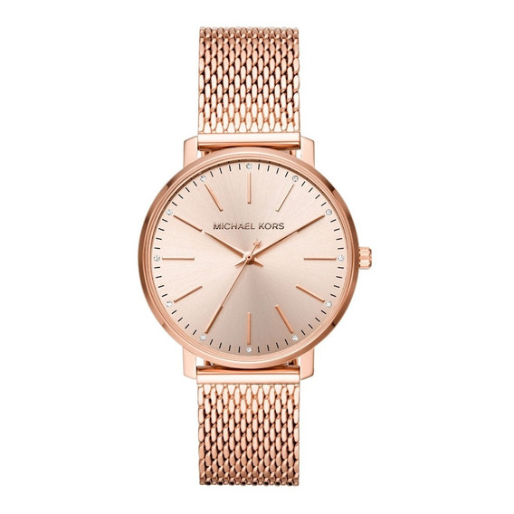 Reloj Michael Kors Piper Pvd Oro Rosa Original Mujer E-watch