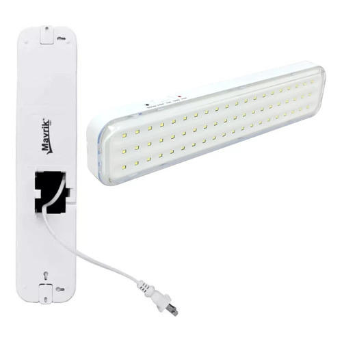 Adir AD-1021 color blanco lámpara emergencia recargable extra plana 60 leds