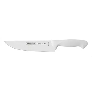 Cuchillo De Cocina Tramontina Premium De Acero Inoxidable De 7 Pulgadas, Color Blanco