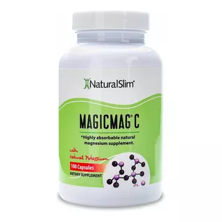 Citrato De Magnesio En Capsulas Con Potasio Magic Mag C