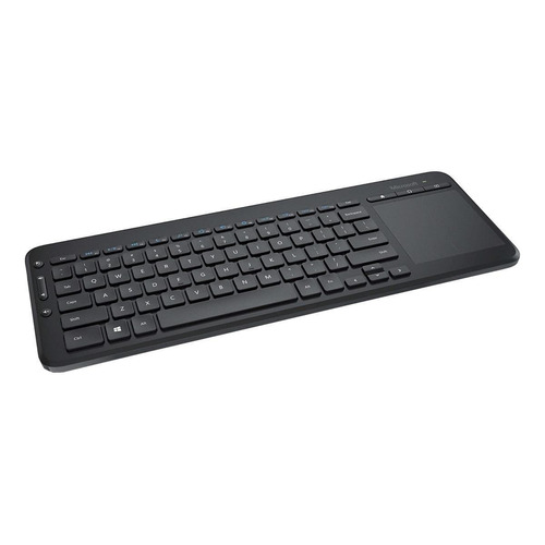 Teclado Microsoft All-in-one Media Inalámbrico Negro Idioma Español Latinoamérica