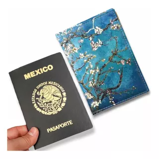 Porta Pasaporte Funda Visa Van Gogh - La Noche Estrellada