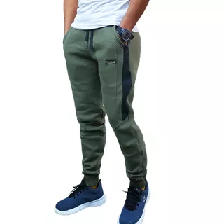 Pantalón Babucha Combinado Algodón Rustico Hombre Envio Full