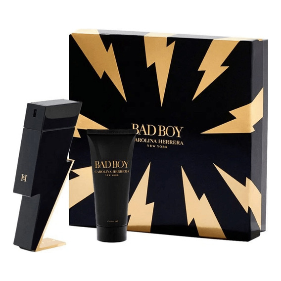 Set 2 Piezas Bad Boy Para Hombre De Carolina Herrera Edt 