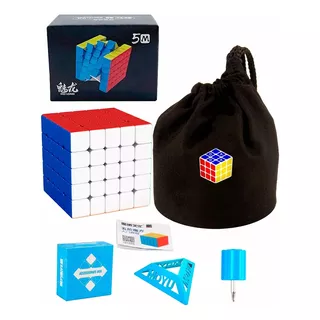 Cubo Rubik 5x5 Moyu 5m Magnétic Accesorios + Estuche Full