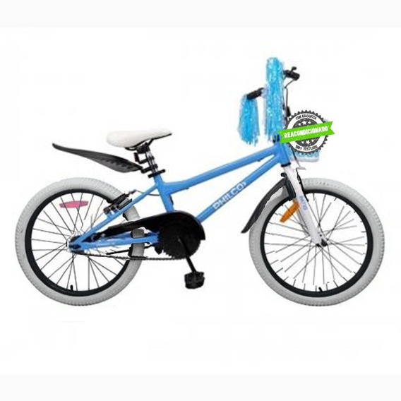 Bicicletas R20 Philco 20av010f Infantil Ruedas Blancas.