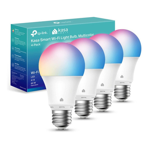 Bombillas Inteligentes Kasa, Bombillas Wifi Inteligentes Reg Color de la luz RGB 110V