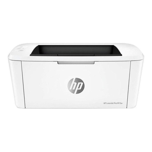 Impressora função única HP LaserJet Pro M15w com wifi branca 110V - 127V