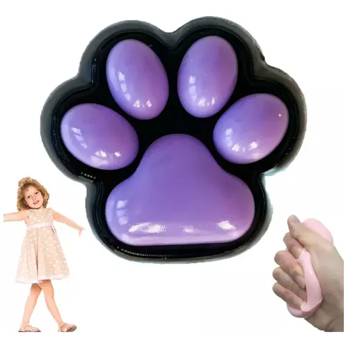 Galleta Aplastable Colores Fabrica Squishy 4 Piezas Squishy Pata De Gato, 2 Piezas Squishies Biscuit Oreo, Taba Squishy Pata De Gato, Fufu Squishy Cat Paw Juguete Squeeze Toy Antiestrés Para Niños Y