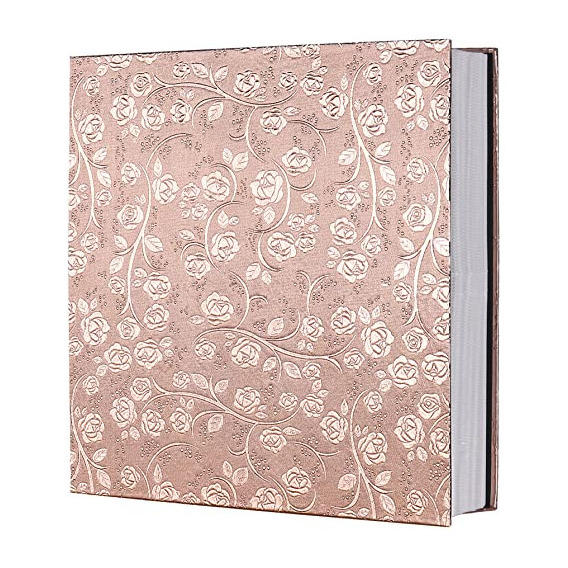 Album De Fotos 10x15cm Para 600f Cuero Relieve Rosegold Bl