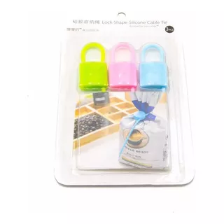 Lock De Goma Para Bolsas Colores - Demialma