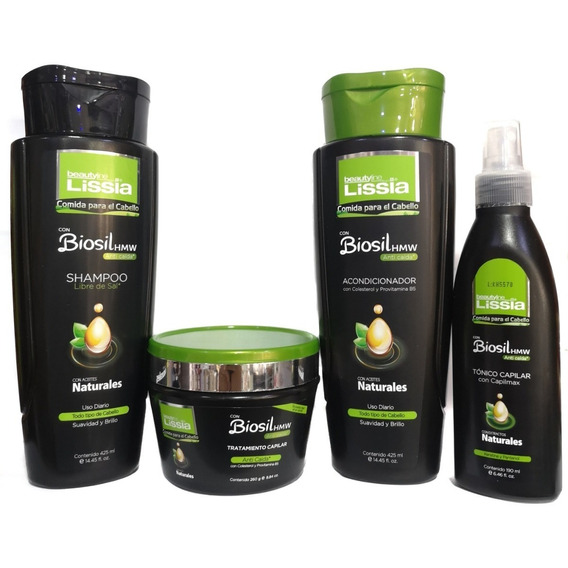 Kit Shampoo Acondicionador Tratamiento Comida Para Cabello