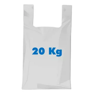 Bolsa Plástica Manija Camiseta 20 Kilos X 1000 Unidades