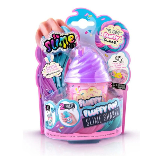 Slime Canal Toys Fluffy Shaker Morado