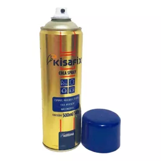 6 Latas De Cola De Contato Em Spray Kisafix 500ml/340g