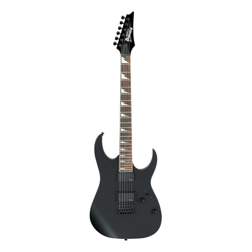 Ibanez Guitarra Eléctrica Grg121dx-bkf Negro Mate Hh Álamo Color Black flat Material del diapasón Amaranto Orientación de la mano Diestro