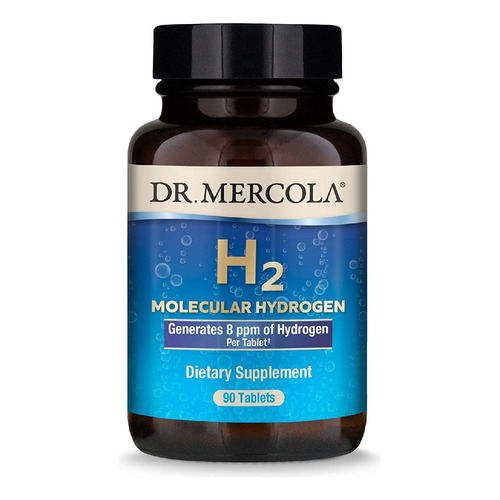 H2 Hidrógeno Molecular Dr. Mercola 90 Tabletas Sabor Neutro