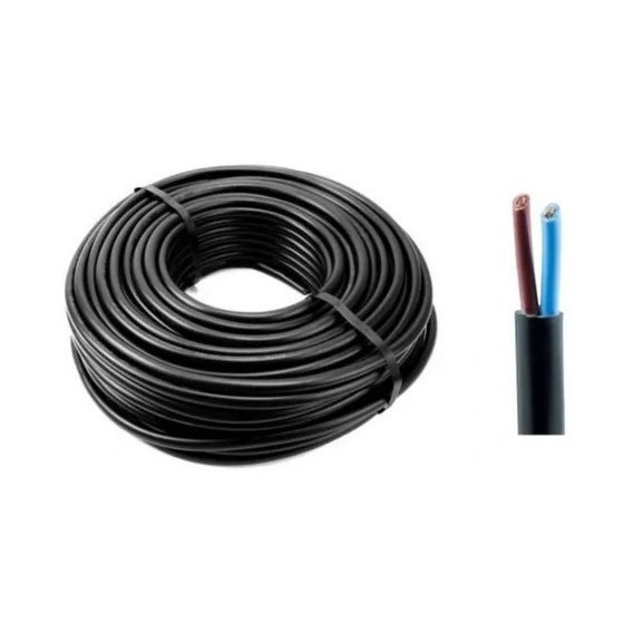 Cable Tipo Taller 2 X 0,75 Mm Normalizado Iram X 10 Mts