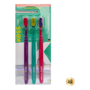 Escova Dental Kess Pro 6580 Extra Macias - 3 Unidades