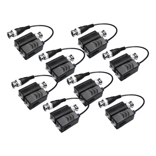 Video Balun Pasivo Par Bnc Pack De 8 Pares