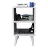 Mesa De Luz / Auxiliar / De Arrime Retro Living Dormitorio Color Blanco