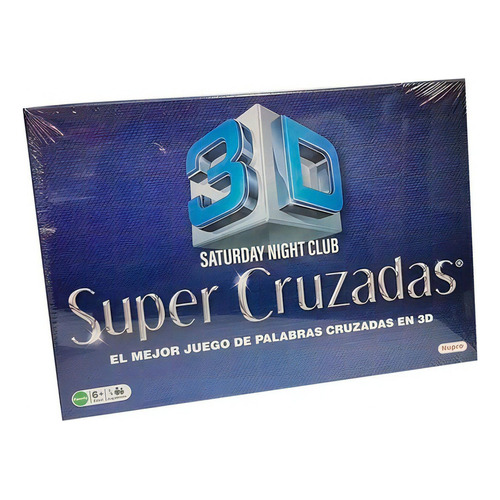 Juego De Mesa Super Cruzadas 3d Nupro - Palabras Cruzadas