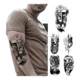 X5 Tatuajes Temporales Resistente Para Hombre