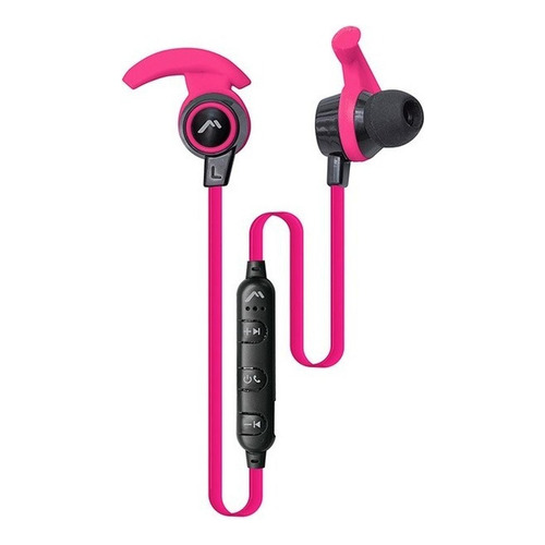 Audífonos Bluetooth Mitzu Manos Libres Con Sujetador Color Rosa