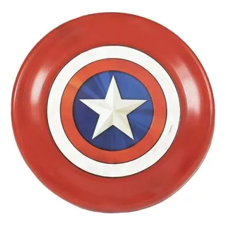 Flyer Frisbee Frisbee Marvel Capitán América Disco Perros Color Rojo